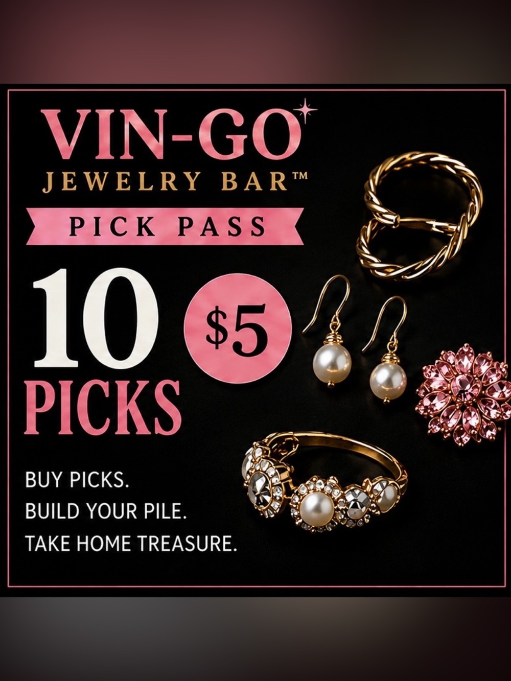 VIN-GO JEWELRY PICK PASS™ | 10 PICKS